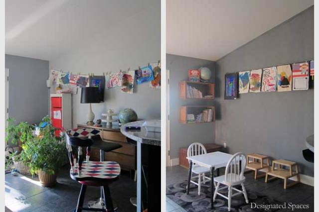 Play Area Before and After