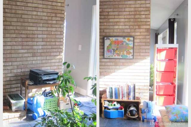 Play Area Before and After