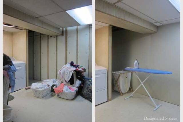 Laundry Room Before and After