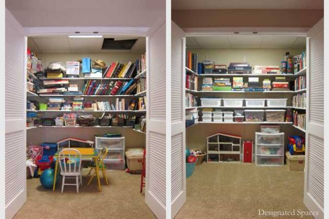 Toy Closet Before and After