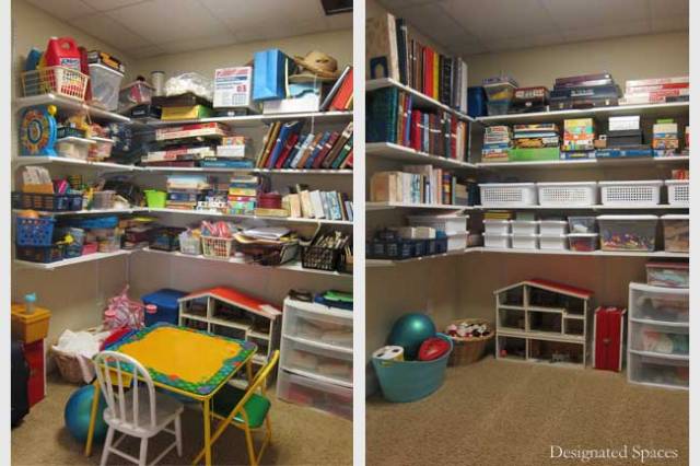 Toy Closet Before and After