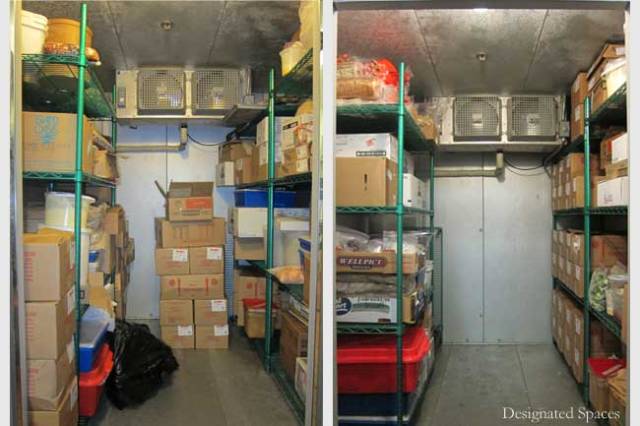 Walk-In Freezer Before and After