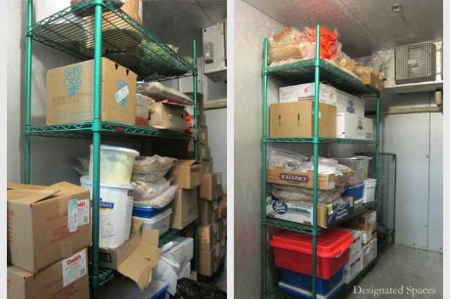 Walk-In Freezer Before and After