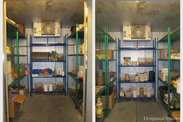 Walk-In Refrigerator Before and After