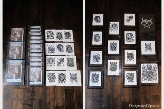 Print Art Before and After