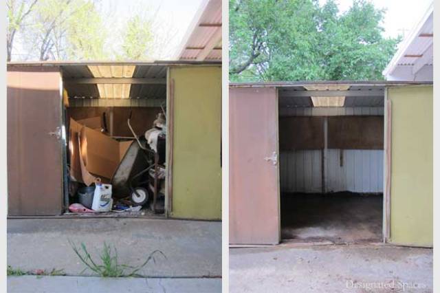 Shed Before and After