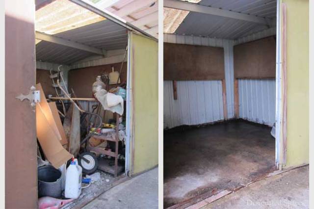 Shed Before and After