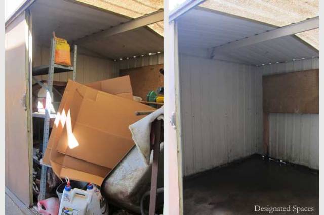 Shed Before and After