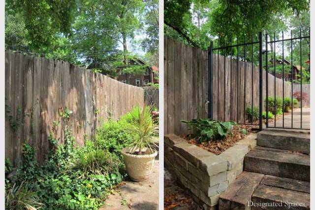 Poolside Landscape Before and After