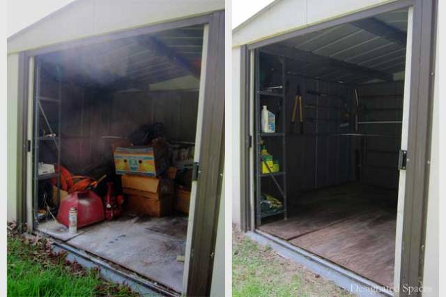 Shed Before and After