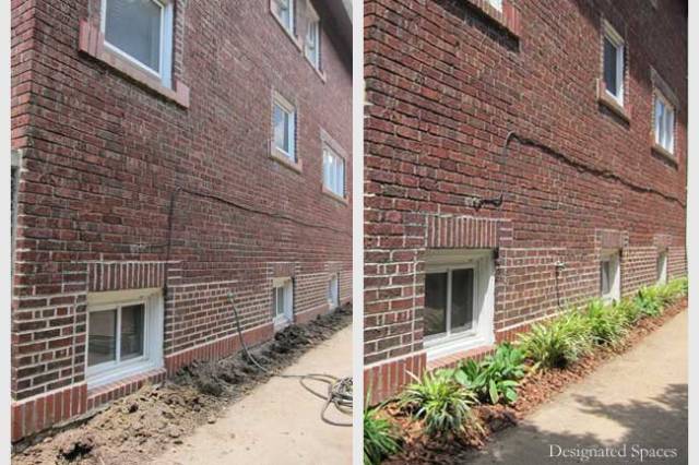 Driveway Landscaping Before and After