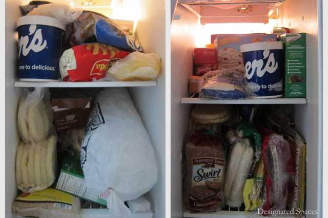 Freezer Before and After