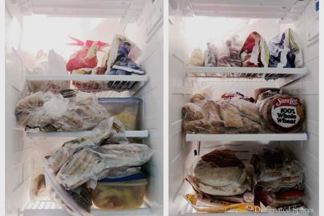 Freezer Before and After