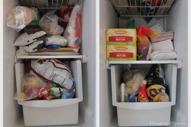 Freezer Before and After