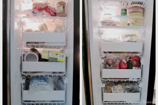 Freezer Before and After