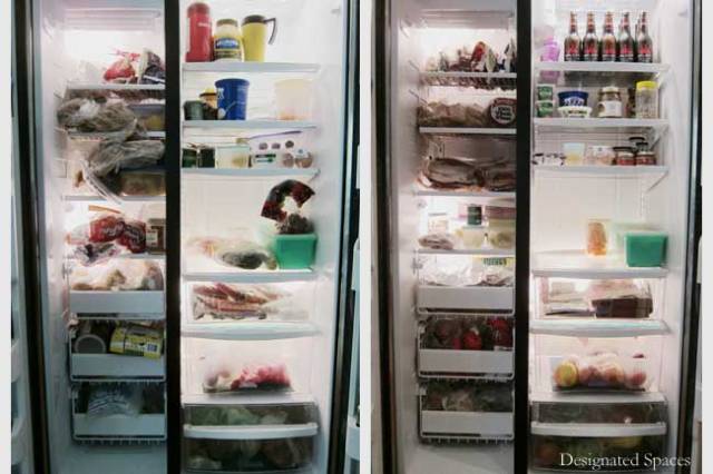 Refrigerator Before and After