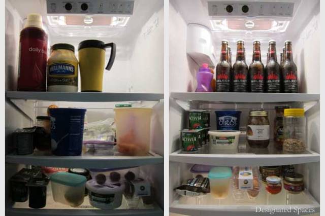 Refrigerator Before and After