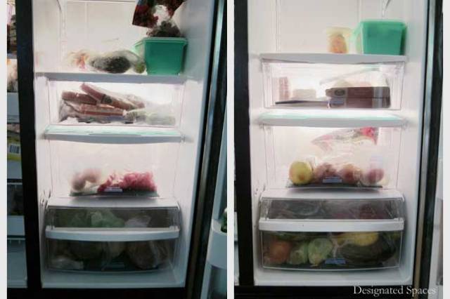 Refrigerator Before and After