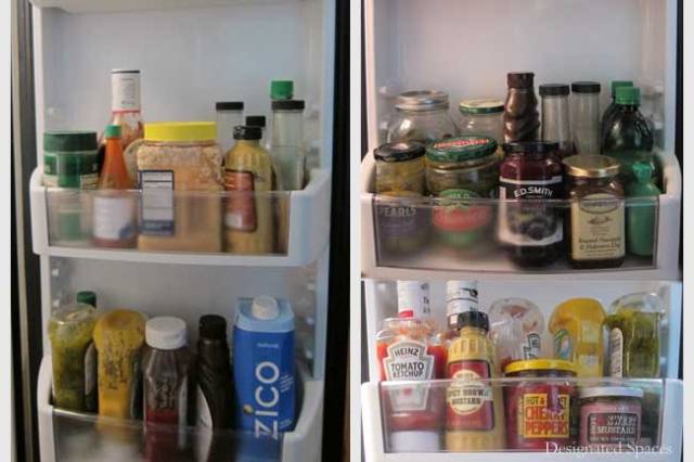 Refrigerator Before and After