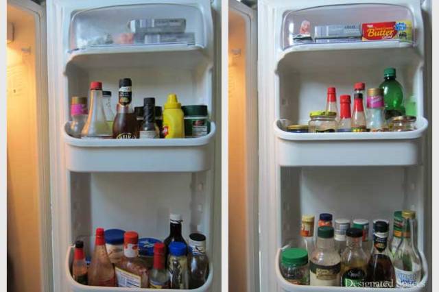 Refrigerator Before and After