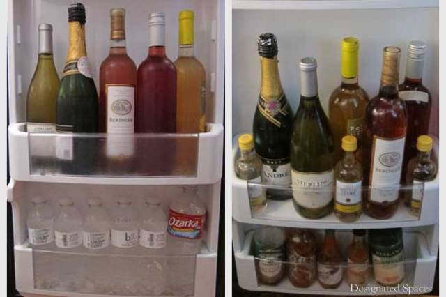 Refrigerator Before and After