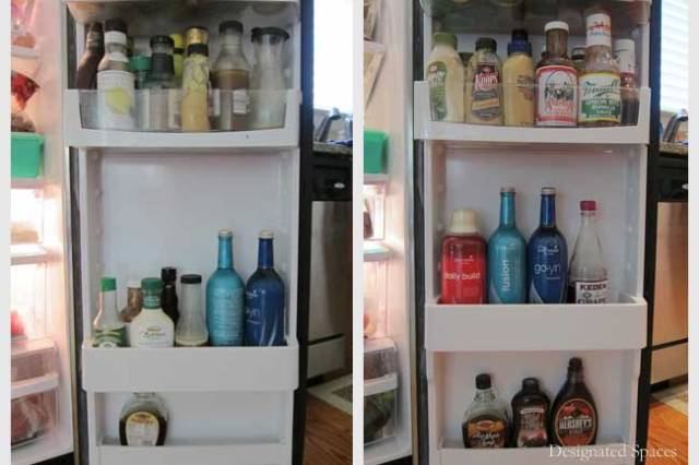 Refrigerator Before and After