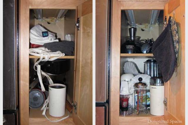 Kitchen Cabinets Before and After