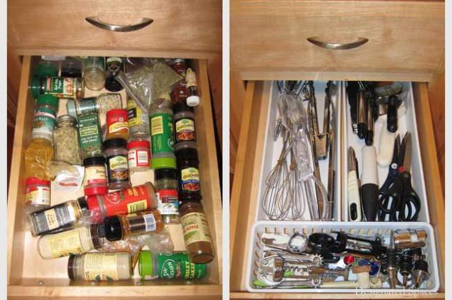 Kitchen Cabinets Before and After