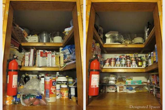 Kitchen Pantry Before and After