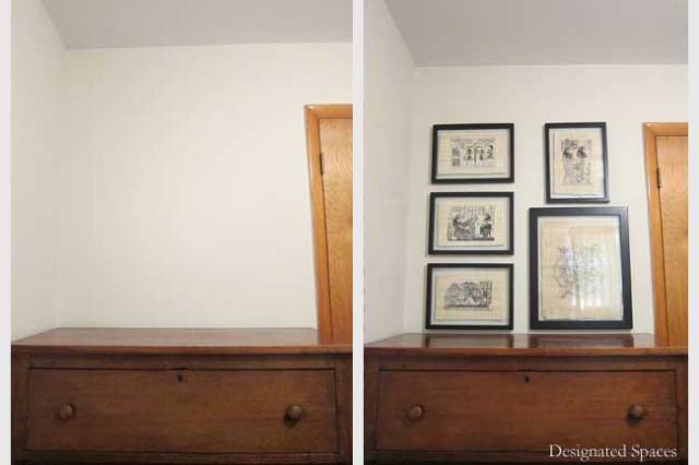 Egyptian Wall Art Before and After