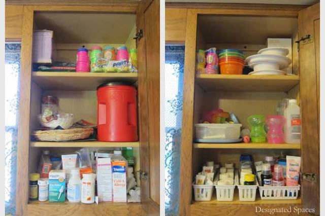 Kitchen Cabinets Before and After