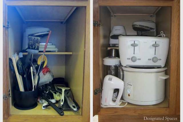 Kitchen Cabinets Before and After