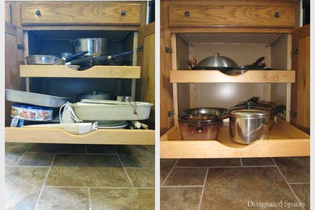 Kitchen Cabinets Before and After